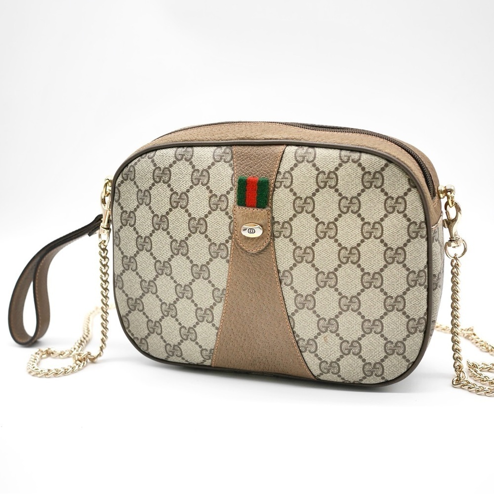 🍓GUCCI PVC Sherryline Clutch - Picture 3 of 12